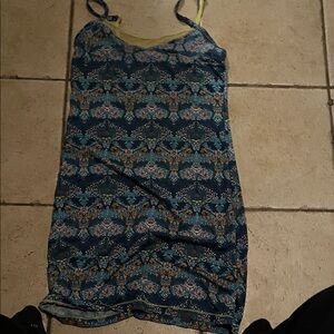 Floral Patterned Slip Dress